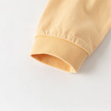 Dave&Bella Toddler Boys Beige Comfortable Cotton T-shirt Tops
