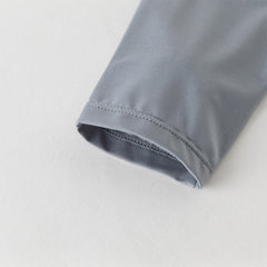 Dave&Bella Toddler Boys Casual Grey Green Long Sleeve T-shirt Pant Suits