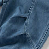 Dave&Bella Toddler Boys Fashion Denim Blue Loose Casual Jeans