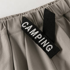 Dave&Bella Toddler Boys Summer Grey Lightweight Elastic Loose Pants