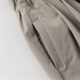 Dave&Bella Toddler Boys Summer Grey Lightweight Elastic Loose Pants