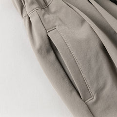 Dave&Bella Toddler Boys Summer Grey Lightweight Elastic Loose Pants