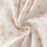 Dave&Bella Toddler Girls Pink Flower Print Long Sleeve Sweet Casual Top Pant Suits