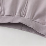 Dave&Bella Toddler Girls Grey Purple/Apricot Wide Casual Pants