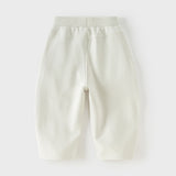 Dave&Bella Toddler Girls Grey Purple/Apricot Wide Casual Pants