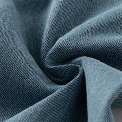 Dave&Bella Toddler Girls Fashion Blue Flower Embroidery Straight-leg Stretchable Jeans