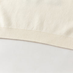 Dave&Bella Toddler Boys Versatile White Sleeveless Breathable Cotton Vests