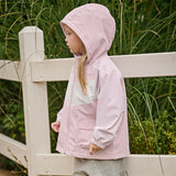 Dave&Bella Toddler Girls Cute Purple Pink Outdoor Long Sleeve Hooded Jackets