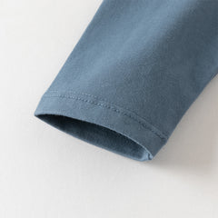 Dave&Bella Toddler Boys Red Soft Cotton T-shirt Tops