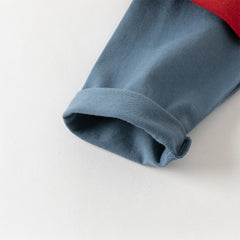 Dave&Bella Toddler Boys Red Soft Cotton T-shirt Tops