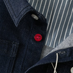 Dave&Bella Toddler Boys Denim Blue Long Sleeve Shirt Tops