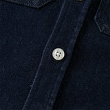 Dave&Bella Toddler Boys Denim Blue Long Sleeve Shirt Tops