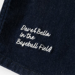 Dave&Bella Toddler Boys Denim Blue Long Sleeve Shirt Tops