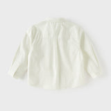 Dave&Bella Kids Boys Summer Stylish Striped Beige Cotton College-style Shirts