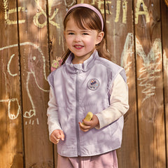 Dave&Bella Toddler Girls/Boys Purple/Blue Turtle Sleeveless Outwear Vests