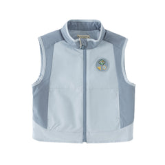 Dave&Bella Toddler Girls/Boys Purple/Blue Turtle Sleeveless Outwear Vests