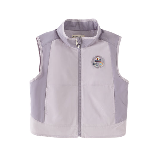 Dave&Bella Toddler Girls/Boys Purple/Blue Turtle Sleeveless Outwear Vests