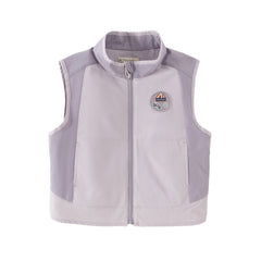 Dave&Bella Toddler Girls/Boys Purple/Blue Turtle Sleeveless Outwear Vests