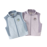 Dave&Bella Toddler Girls/Boys Purple/Blue Turtle Sleeveless Outwear Vests