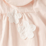 Dave&Bella Toddler Girls Pink Sweet Doll Collar Long Sleeve Soft Cotton A-line Dress