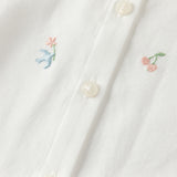 Dave&Bella Toddler Girls Elegant Beige Breathable Cotton Shirt Tops