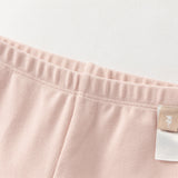 Dave&Bella Toddler Girls Light Pink Cute Print Long Sleeve Soft Top Pant Suits