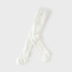 Dave&Bella Kids Girls Cute White Stretchable Footed Tights Leggings