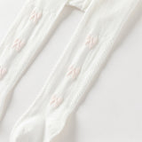 Dave&Bella Kids Girls Cute White Stretchable Footed Tights