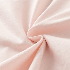 Dave&Bella Toddler Girls Sweet Light Pink/White Cotton T-shirt Tops