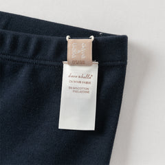 Dave&Bella Toddler Girls Navy Blue/Light Grey Versatile Slim Leggings