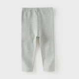 Dave&Bella Toddler Girls Navy Blue/Light Grey Versatile Slim Leggings