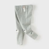 Dave&Bella Toddler Girls Navy Blue/Light Grey Versatile Slim Leggings
