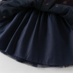 Dave&Bella Toddler Girls Adorable Red A-line Mesh Princess Dress