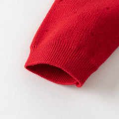 Dave&Bella Toddler Girls Adorable Red A-line Mesh Princess Dress