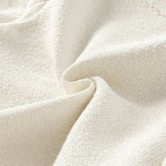 Dave&Bella Toddler Girls Elegant Milk White Round Collar Long Sleeve Jackets