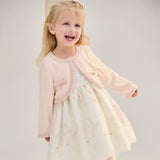 Dave&Bella Toddler Girls Sweet Pink Elegant Princess Mesh Dress