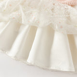 Dave&Bella Toddler Girls Sweet Pink Elegant Princess Mesh Dress