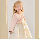 Dave&Bella Toddler Girls Sweet Pink Elegant Princess Mesh Dress
