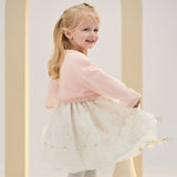 Dave&Bella Toddler Girls Sweet Pink Elegant Princess Mesh Dress