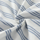 Dave&Bella Toddler Boys Playful Blue White Striped Soft Cotton T-shirt Tops