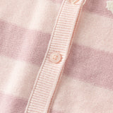 Dave&Bella Toddler Girls Pink Purple Striped Comfortable Cotton Sleeveless Vests