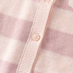 Dave&Bella Toddler Girls Pink Purple Striped Comfortable Cotton Sleeveless Vests