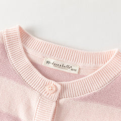 Dave&Bella Toddler Girls Pink Purple Striped Comfortable Cotton Sleeveless Vests