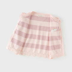 Dave&Bella Toddler Girls Pink Purple Striped Comfortable Cotton Sleeveless Vests