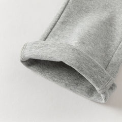 Dave&Bella Toddler Girls Fashion Light Grey/White Mesh Dress-style Pants