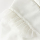 Dave&Bella Toddler Girls Gorgeous Beige Flower Embroidery A-line Mesh Princess Dress