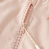 Dave&Bella Toddler Girls Sweet Pink Outwear Hooded Mesh Dress-style Lightweight Jackets