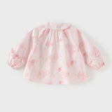 Dave&Bella Toddler Girls Adorable Strawberry Print Pink Soft Cotton Shirt Tops