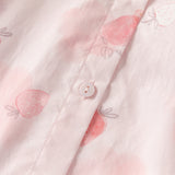 Dave&Bella Toddler Girls Adorable Strawberry Print Pink Soft Cotton Shirt Tops