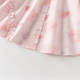 Dave&Bella Toddler Girls Adorable Strawberry Print Pink Soft Cotton Shirt Tops